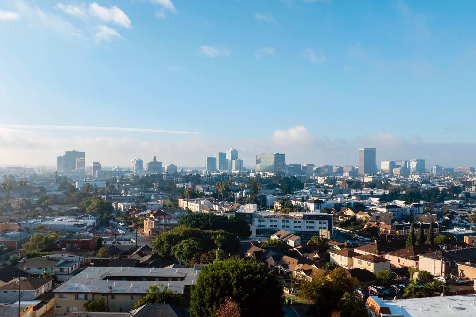 Panoramic views of Los Angeles